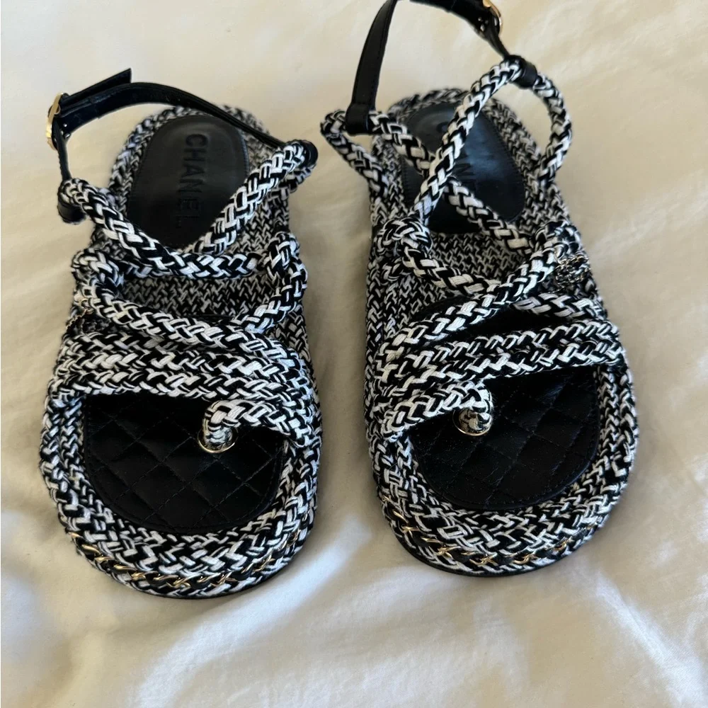 Chanel Rope Sandals - Picture 2 of 10